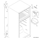 GE GIE18CTHBRWW ice maker diagram