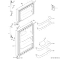 GE GTE16DTHCRBB doors diagram