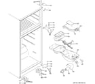 GE GTE16DTHCRBB fresh food section diagram