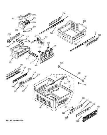 Freezer shelves
