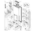 GE CYE23TSDBSS dispenser door diagram