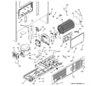 GE PYE23KSDBSS machine compartment diagram