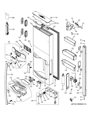 Dispenser door