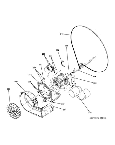Blower & motor assembly