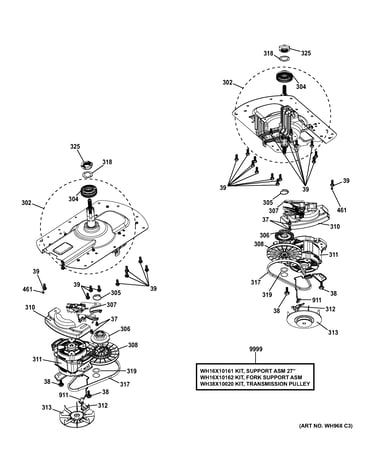 Motor & drive assembly