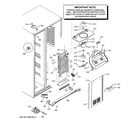 GE PSE26KGEGEWW freezer section diagram