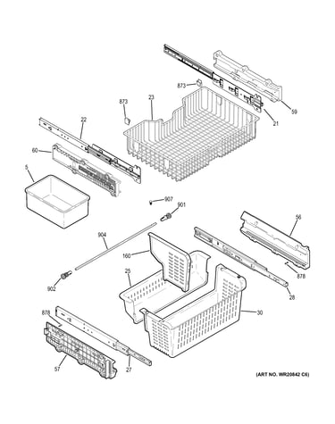 Freezer shelves