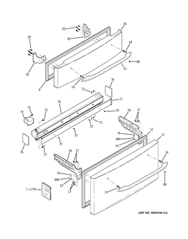 Freezer doors