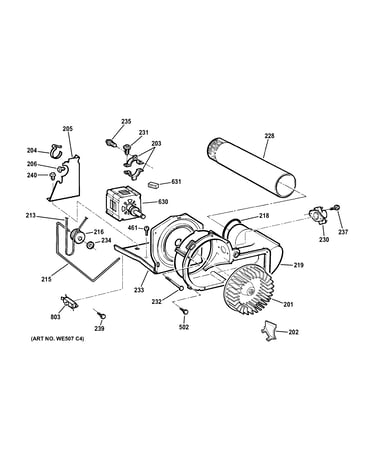 Blower & motor assembly