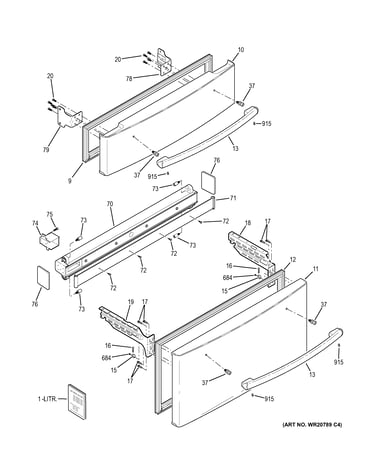 Freezer doors