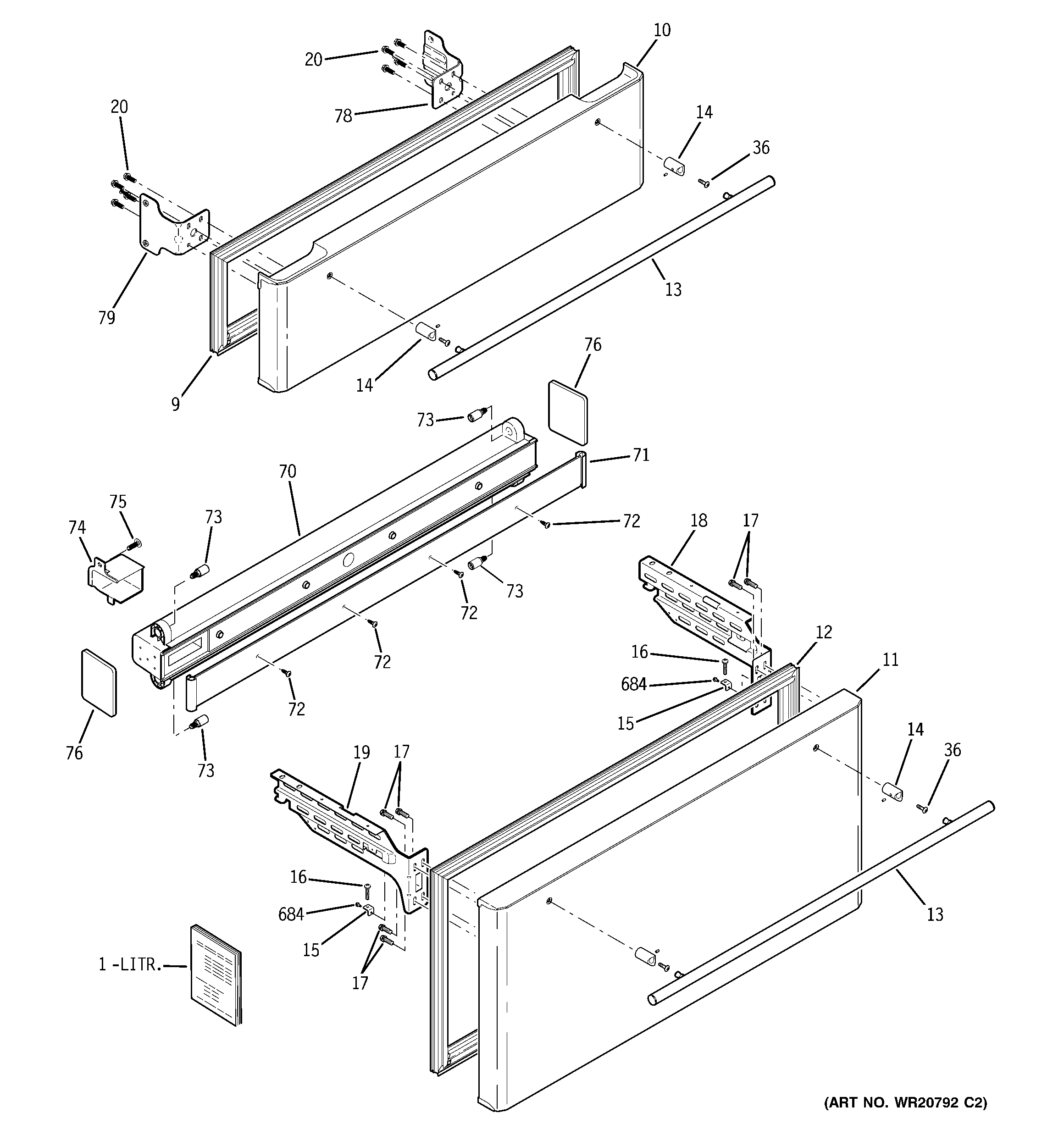 Freezer doors
