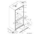 GE ZFGB21HZJSS case parts diagram