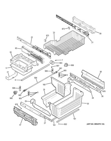 Freezer shelves