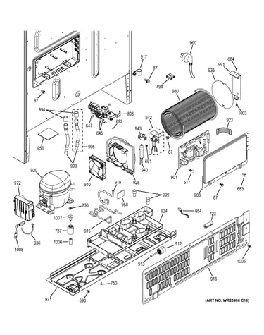 Machine compartment