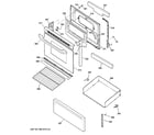 Hotpoint RB560DH1WW door & drawer parts diagram