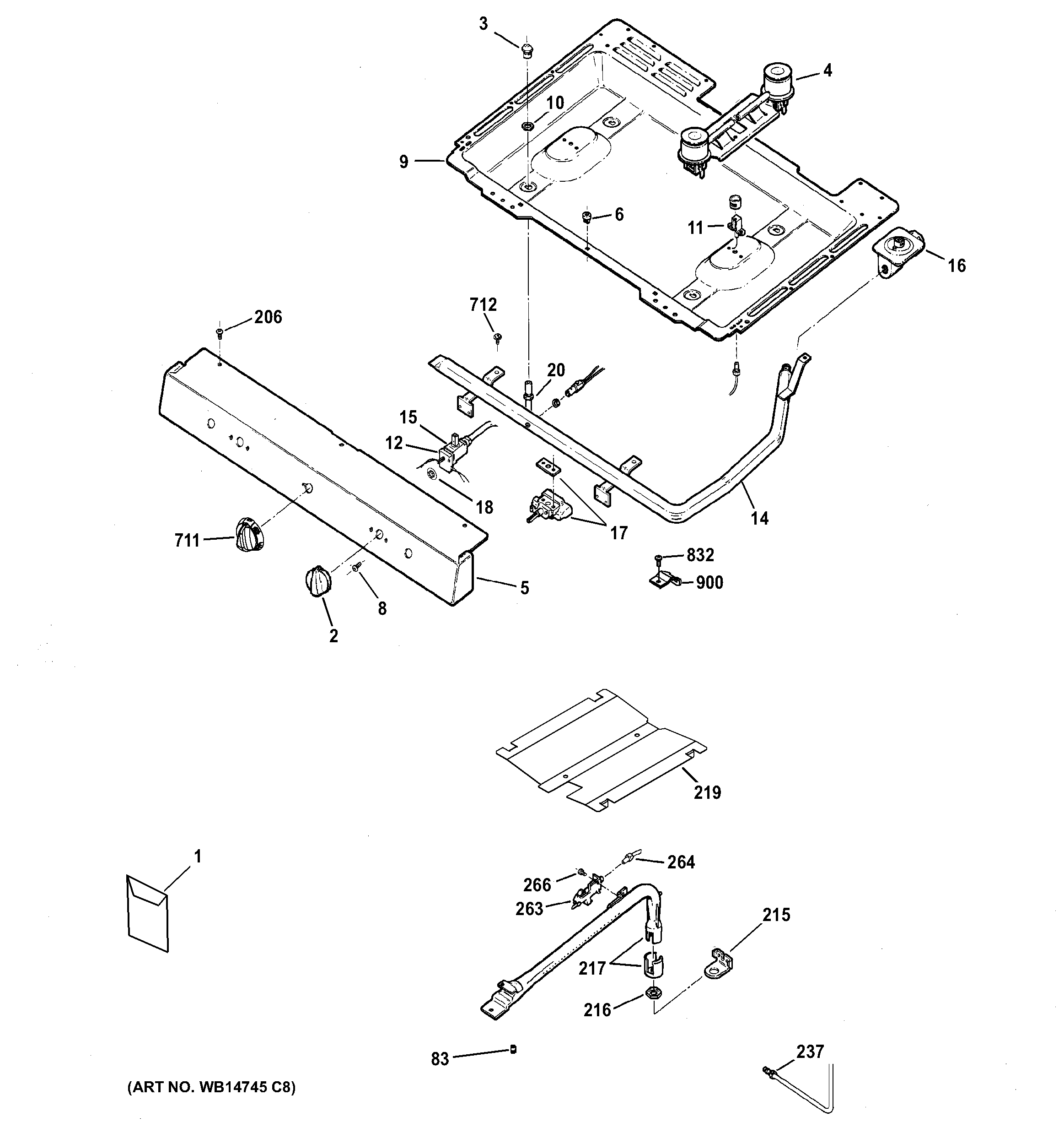 Gas & burner parts