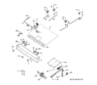 Hotpoint RGB526DEH1BB gas & burner parts diagram