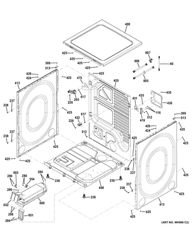 Cabinet & top panel