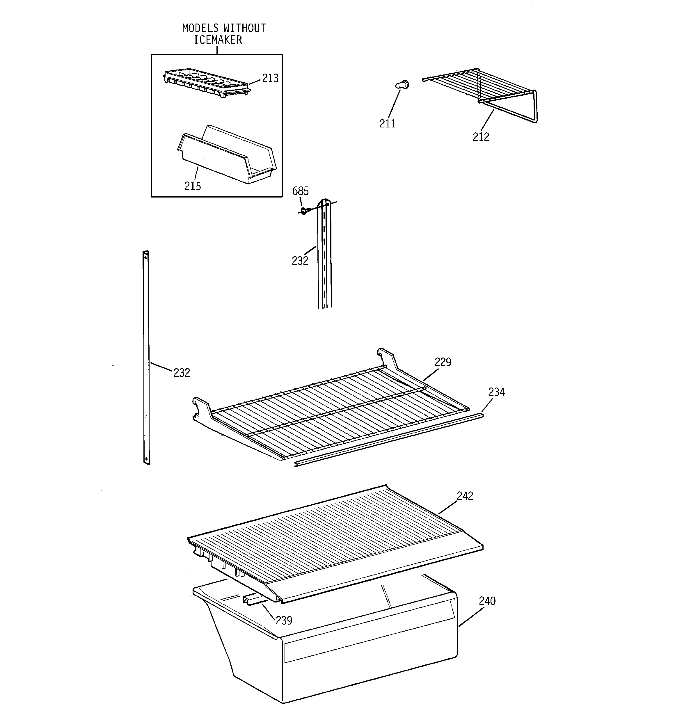 Shelf parts