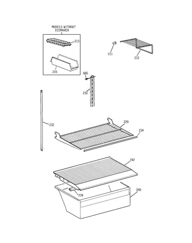 Shelf parts