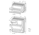 Hotpoint CTH16CYBELWW doors diagram