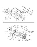 Backsplash, blower & drive assembly