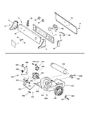 Backsplash, blower & drive assembly