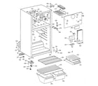 Hotpoint CTX14EYBHRWW cabinet diagram