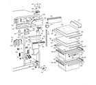 Hotpoint CST25GRBCWW fresh food section diagram