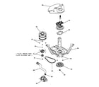 Hotpoint VLLR1020T1WO pump & drive components diagram