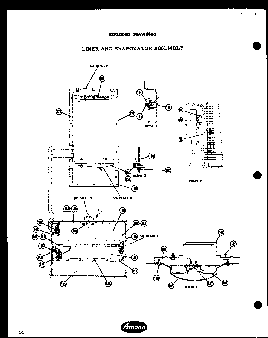 LINER AND EVAPORATOR ASSEMBLY