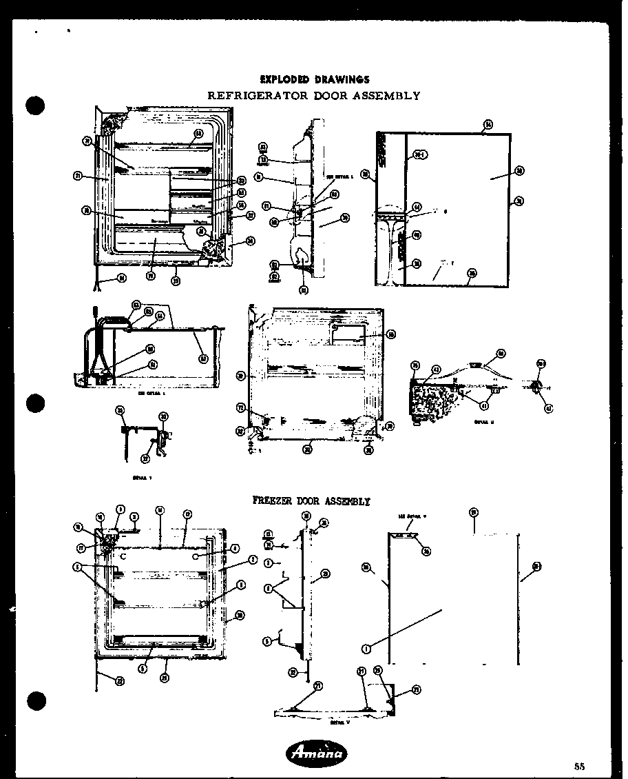 REFRIGERATOR DOOR ASSEMBLY