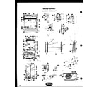Amana BFFS125 cabinet assembly diagram