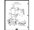 Amana BFF105L liner and evaporator assembly diagram