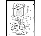 Amana BC20N-P602353W refrigerator door parts diagram
