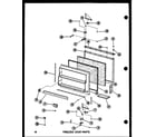 Amana BC20N-P602353W freezer door parts diagram