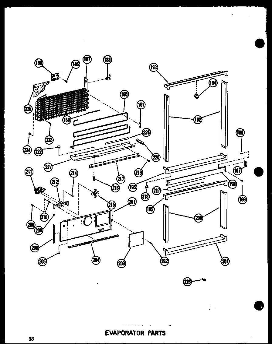 EVAPORATOR PARTS