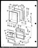 Refrigerator door parts