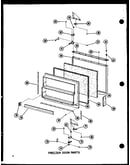 Freezer door parts