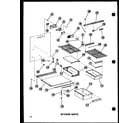 Amana BC20W-P6023515W interior parts diagram