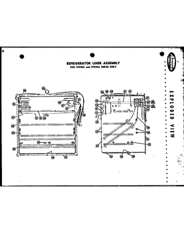 Refrigerator liner assembly (fpr95a) (fpr98a)