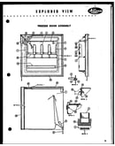 Freezer door assembly