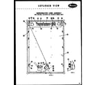 Amana FF98 refrigerator liner assembly (fpr105a) (ff105) (im105) (ff125) (im125) diagram
