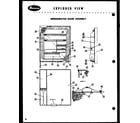 Amana FPR105LA refrigerator door assembly diagram