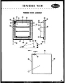 Freezer door assembly