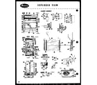 Amana IM125A cabinet assembly diagram