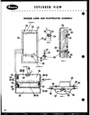 Freezer liner and evaporator assembly