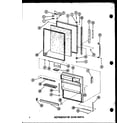 Amana BCI20CG-P6023521WG refrigerator door parts diagram