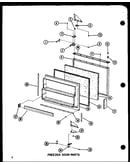 Freezer door parts