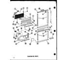 Amana BCI20CG-P6023521WG evaporator parts diagram